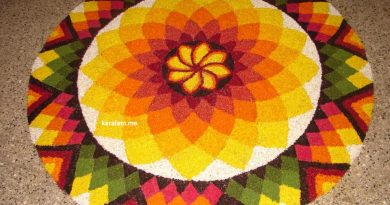 Onam Pookalam Design 16