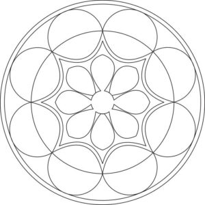 onam pookalam designs outline - 20