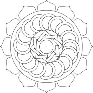 onam pookalam designs outline - 19