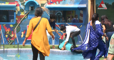 Rajith kumar fell into pool between court task & injured bigg boss