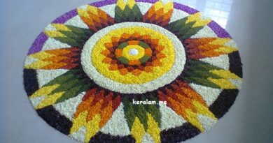 Onam Pookalam Design 99