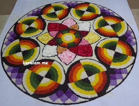 Onam Pookalam Design 64