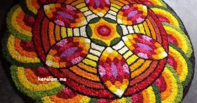 Onam Pookalam Design 71