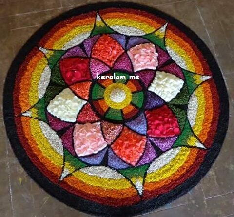 Onam Pookalam Design 74