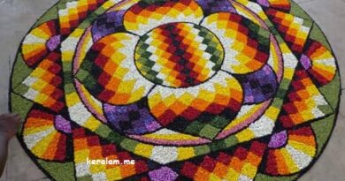 Onam Pookalam Design 50