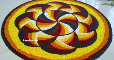 Onam Pookalam Design 85