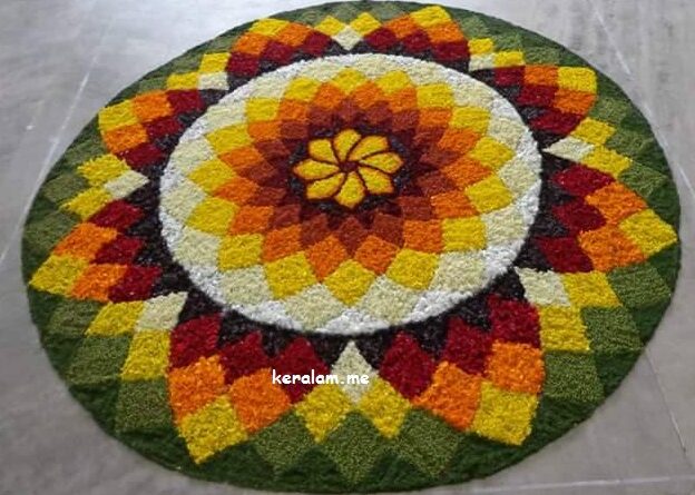 Onam Pookalam Design 88