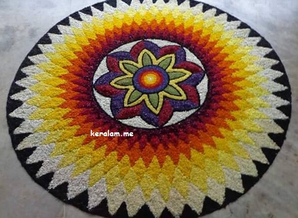 Onam Pookalam Design 51, onam 2020