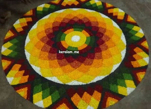 Onam Pookalam Design 91