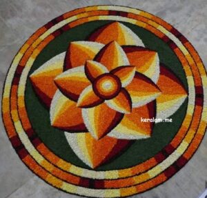 Onam Pookalam Design 93