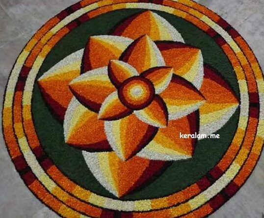 Onam Pookalam Design 93