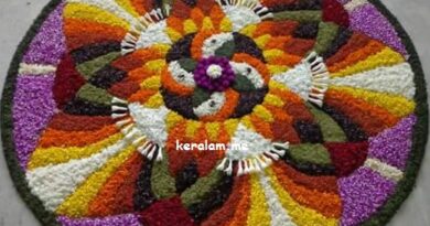Onam Pookalam Design 55