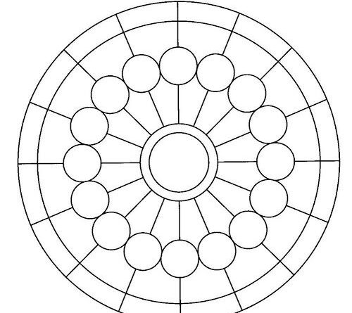 onam pookalam designs outline - 2