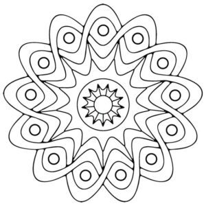 onam pookalam designs outline - 14