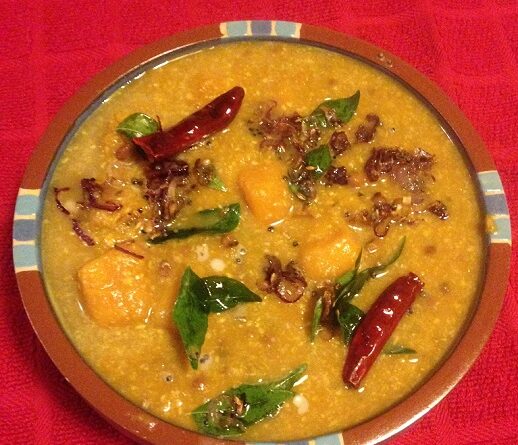 Beans & Butternut Squash (Red Beans & Squash in Coconut Sauce)