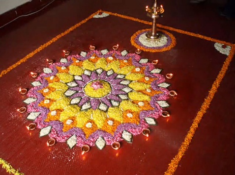 Kerala-Festival-Onam-celebrations-Pookalam