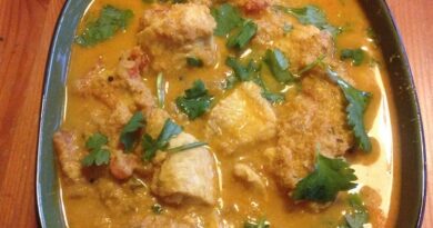 Kerala Fish Curry (Fish Cooked in Coconut & Masala)