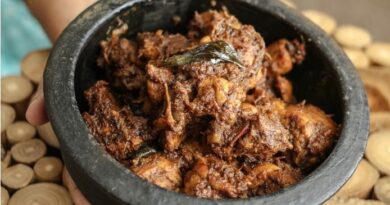 Kozhi malli peralan - Chicken coriander roast