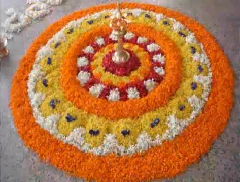 Onam Festival Pookalam