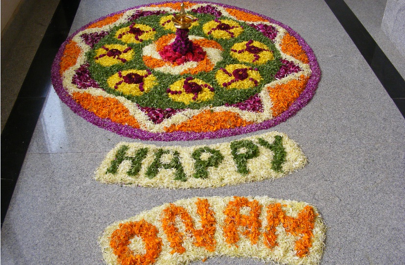 Onam Pookalam theme