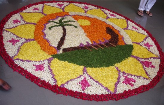 Pookalam Onam celebrations
