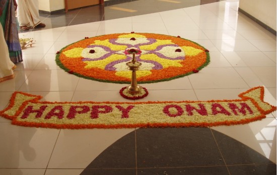 Pookalam Onam festival
