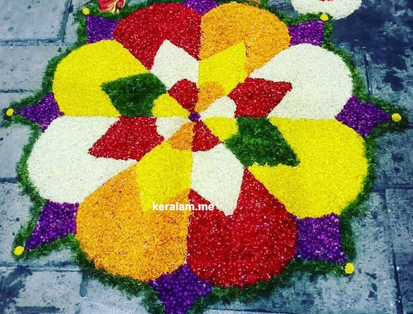 simple Oman pookalam