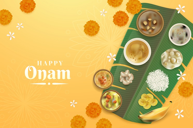 Traditional Onam Sadhya Served On Thushanila