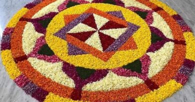 onam pookalam theme designs