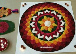 onam pookalam best design