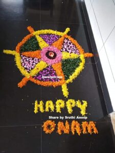 onam pookalam , onam