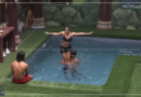 Aiswarya, Midhun, Vishnu , dip in the pool, Bigg Boss Malayalam